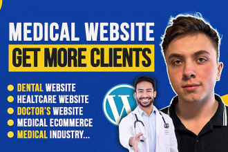 create any medical, dental, doctor, healtcare website