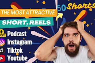 create clips for tiktok, reels, from your podcast, or video