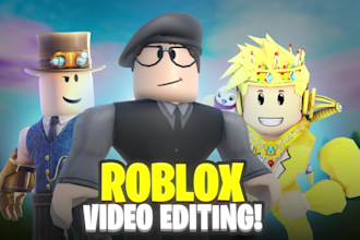 do funny roblox editing, minecraft, csgo video, gaming video editing for youtube