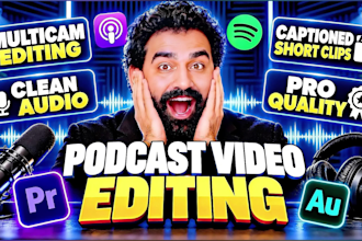 edit your video podcast with multicam and audio cleanup