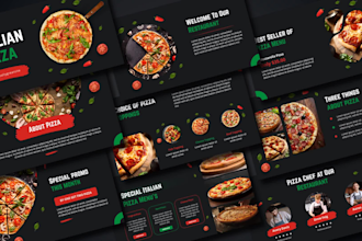 create the best restaurant and food powerpoint presentation with animation