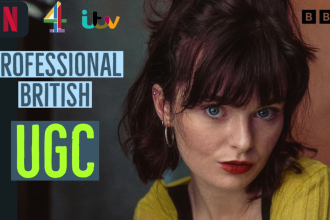 create female, british ugc content for social media