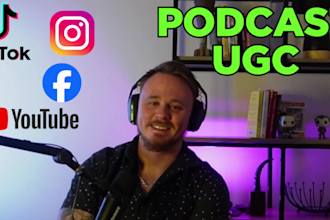be your male podcast video spokesperson