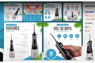 design amazon product infographic or amazon product images