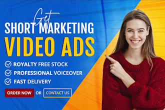 create awesome short video ad for your business or product