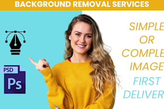 do background removal, clipping path and image editing services