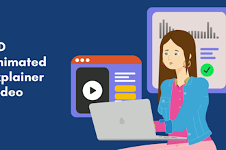 create 2d animation explainer videos and 2d animated marketing videos