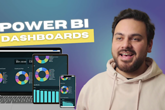 design a dashboard or custom report on power bi