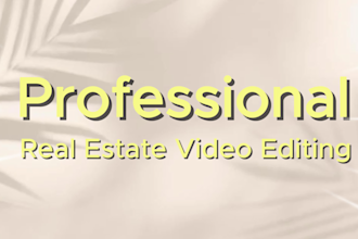 create modern real estate property promo videos