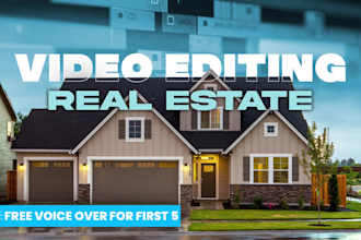 make clean real estate promo videos for home selling ads