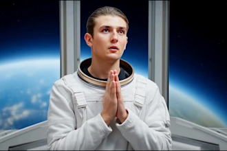 be your ai music video creator, christian music videos, gospel script story veo