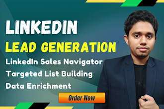 do lead generation or linkedin email lead gen list, data enrichment