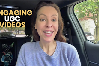 create a natural ugc selfie style video