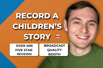 record a male british english accent childrens story audiobook for acx
