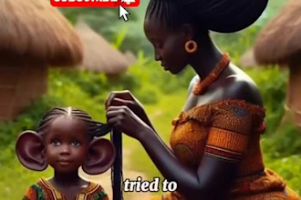 create a mind blowing ai generated african folktales video and stories