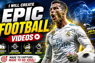 create viral football highlights and monetizable soccer videos for youtube