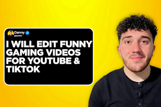 edit funny gaming videos for youtube and tiktok