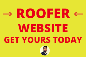 do roofer or roofing or roof repair service website