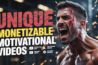 create powerful motivational speech videos for your youtube channel