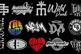 create clothing brand logo design