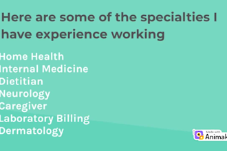 manage the medical billing revenue cycle of your practice as a virtual assistant
