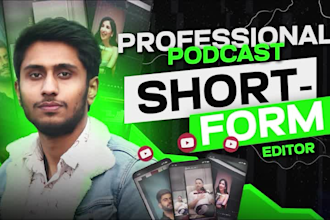 repurpose your podcasts into engaging reels, shorts, and tiktok