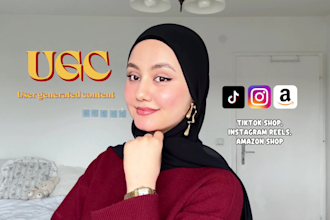 create skincare, beauty and wellness ugc video for tiktok, instagram and amazon