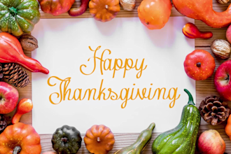 make this thanksgiving greeting animation