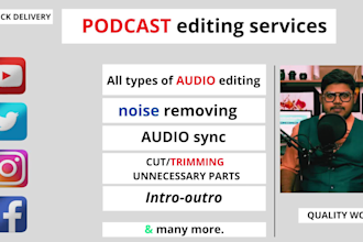 podcast editing remove noise, eco to make it sound great