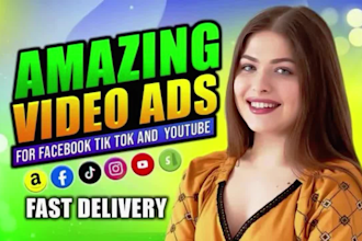 viral tiktok video ads, tiktok ads, facebook video ads and instagram ads
