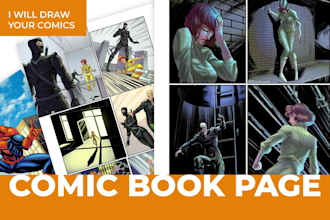 create amazing comics page for you