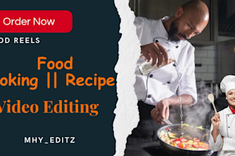 edit food cooking reels, recipe videos for instagram