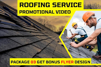 do roof repair roofing service or roof contractor promo
