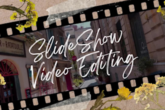 do dynamic and professional photo slideshow video editing