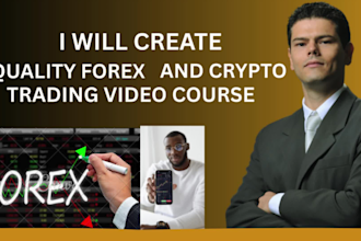 create quality forex and crypto trading video course