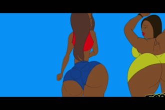 create a 2d cartoon animated music video