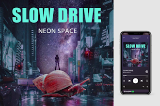 design unique collage album cover art or spotify single cover