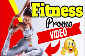 create awesome promotional video for gym and fitness brand