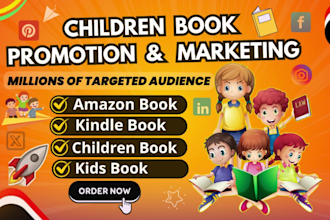 do amazon children book promotion, kidsbook and  children book marketing