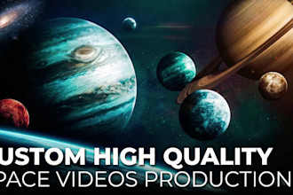 create faceless science documentaries and space videos