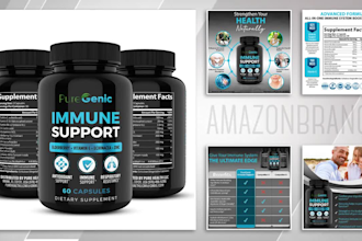 design high converting amazon listing images and premium a plus content