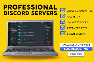 design an existing or new discord server setup