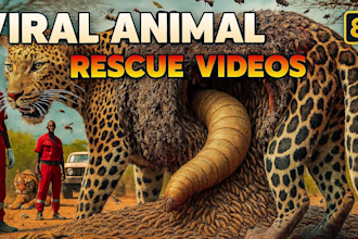 create viral ai animal rescue videos for your youtube channel