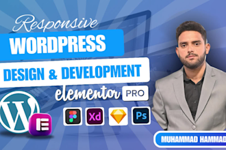 convert figma to wordpress website or figma to elementor pro