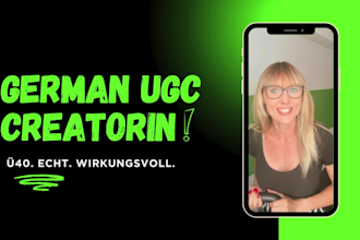 create german ugc for brands targeting 30plus audiences