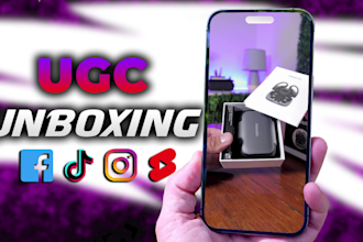 create a ugc unboxing video for your product