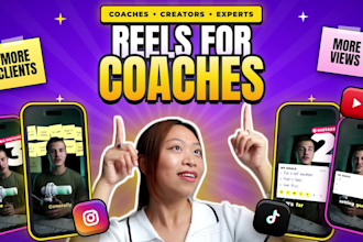 edit instagram reels for coaches and personal brands