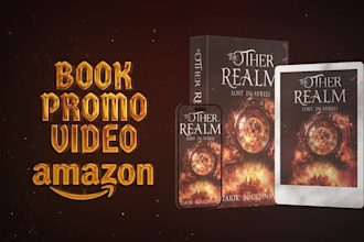 do cinematic book trailer, flipbook teaser, game, sports, horror video editing