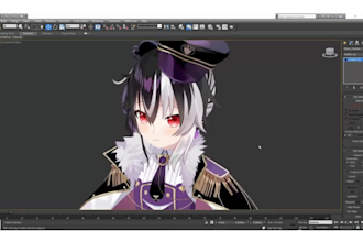 create custom vtuber model vrchat avatar anime model vroid model furry avatar