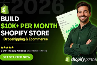 design or redesign a professional shopify store for your business
